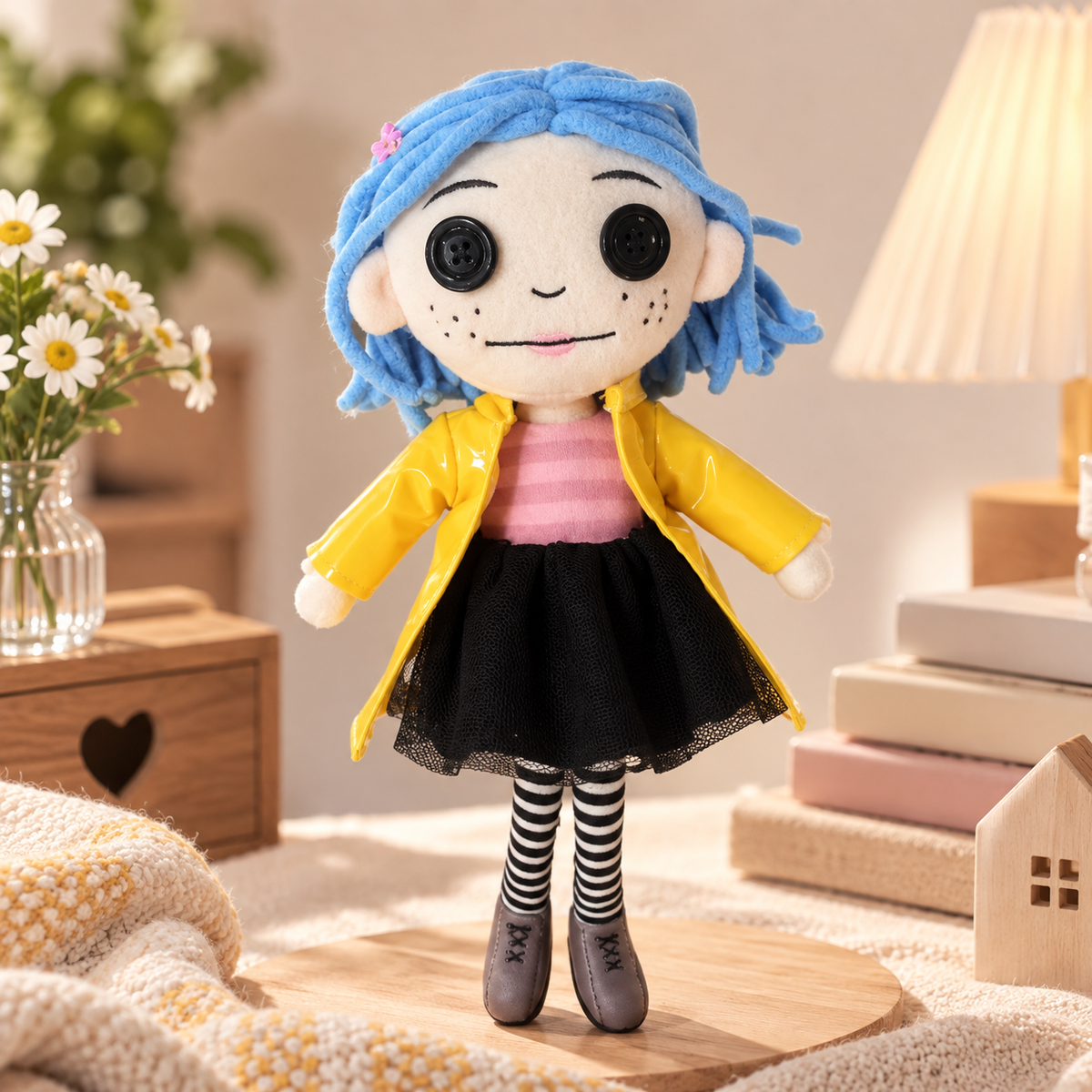28cm Coraline Kawaii Plush Doll